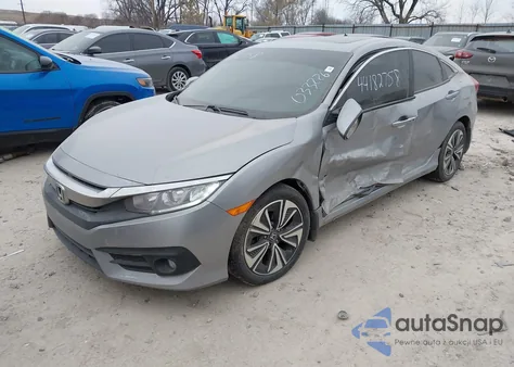 2016 Honda Civic Ex-L из США, поврежденный, VIN 19XFC1F76GE033226